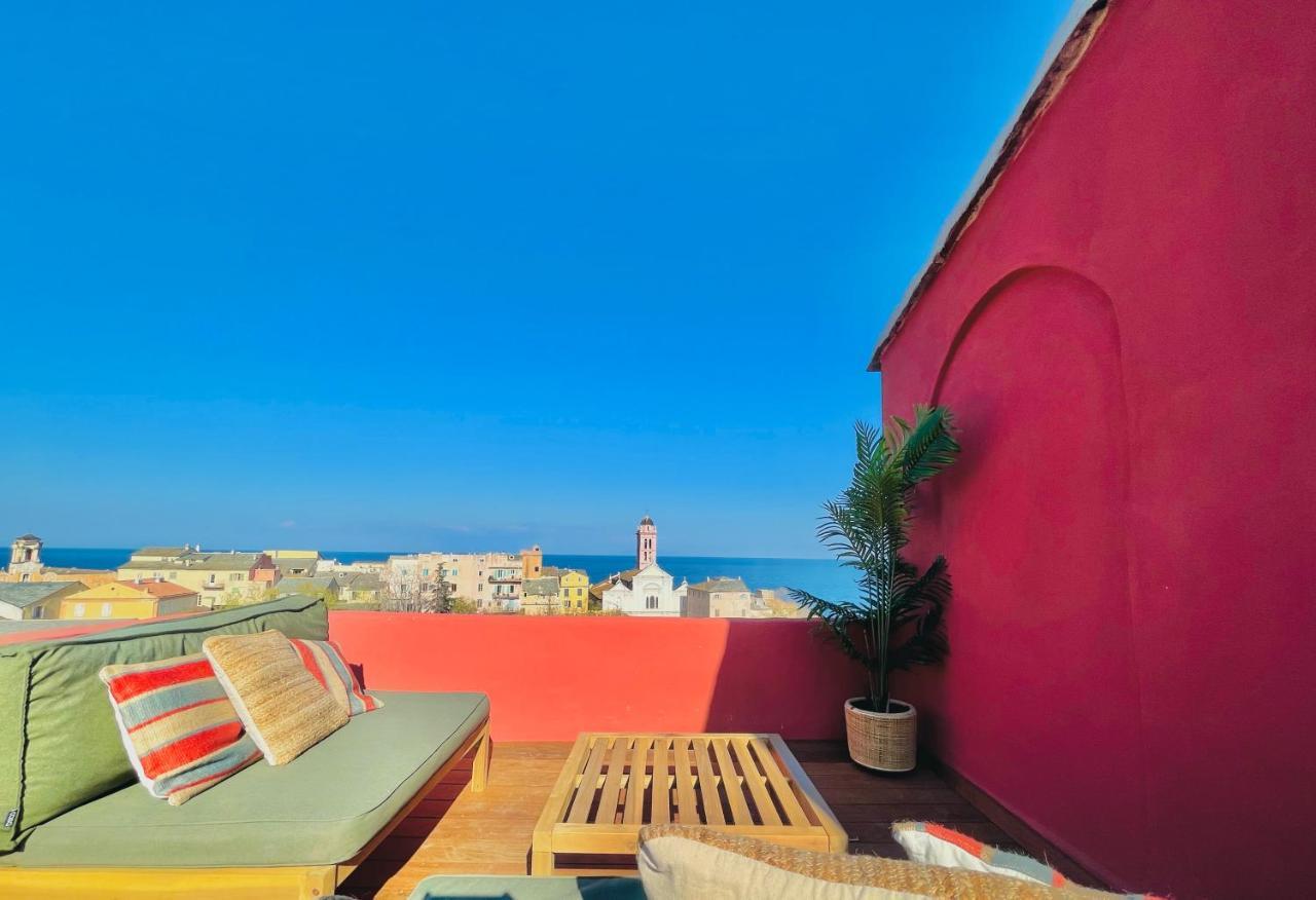Pepites Bastiaises Piazza D'A Appartement Roof Top Vue Mer Bastia  Exteriér fotografie